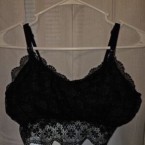 Black Lace Bralette - Women Intimates